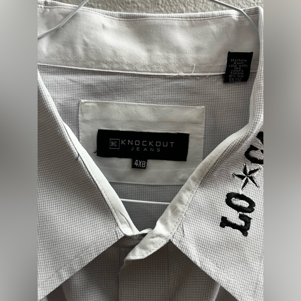 Knockout Jeans Men dress shirt